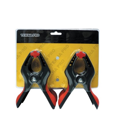 Ferramenta1.com | Morsetto a molla mini apertura 25 mm bl da 4 pz - CF 10