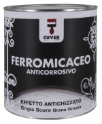 Ferramenta1.com | Smalto cuver 0,750 l ferromicaceo grigio scuro - PZ 6