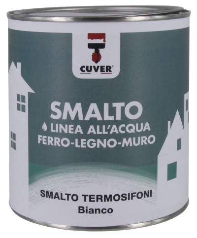 Ferramenta1.com | Smalto allacqua cuver termosifone 750 ml bian - PZ 6