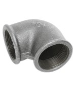 Ferramenta1.com | Gomito 90g f f ghisa zincata d 1/2      90* - PZ 10