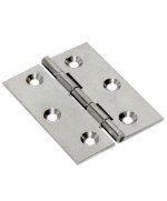 Ferramenta1.com | Cerniera fresata piana nichel satin 70x55 mm - PZ 24