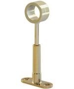 Ferramenta1.com | Reggitubo centrale tondo regol d 18 mm ottonato - PZ 24