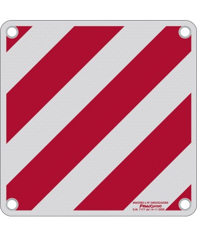 Ferramenta1.com | Cartello carico sporgente alluminio 50x50 omologato - PZ 1