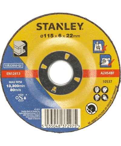 Ferramenta1.com | Piranha stanley sta32050 (x32050) disco d 115 sbavare - PZ 1