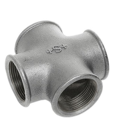 Ferramenta1.com | Croce uguale ghisa zincata d 3/4        180 - PZ 10