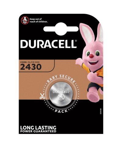 Ferramenta1.com | Duracell batteria a bottone cr2430 bl 1 pz - BL 10