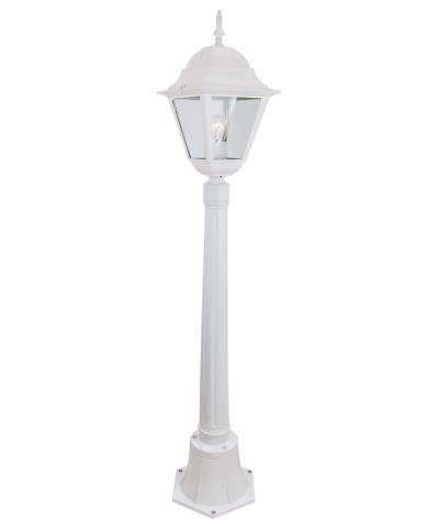 Ferramenta1.com | Lampione new york h 110 cm 1 luce bianco - PZ 1