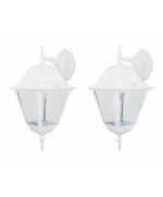 Ferramenta1.com | Lanterna new york down c/braccio bianco - PZ 4