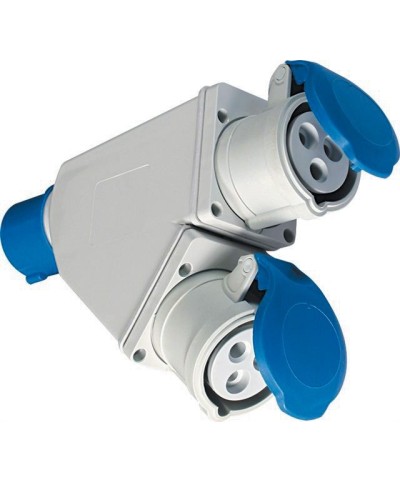 Ferramenta1.com | Fme 73.105 adattatore cee 16a 2 prese 220v ip44 - PZ 1