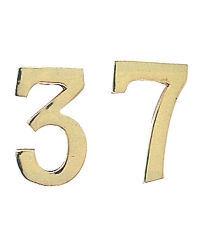 Ferramenta1.com | Numero civico 2 in ottone 100 mm - PZ 10