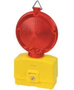 Ferramenta1.com | Lampeggiante p/cantiere luce rossa s/batteria - PZ 1