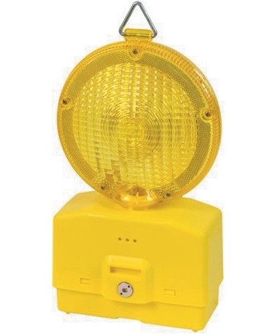 Ferramenta1.com | Lampeggiante p/cantiere luce gialla s/batteria - PZ 1