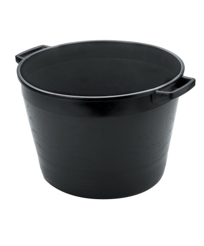 Ferramenta1.com | Cassa tonda per macerie 45 l d 48xh34 cm nero - PZ 5