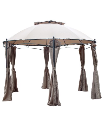 Ferramenta1.com | C gazebo in acciaio gotic esagonale d 350 cm - PZ 1