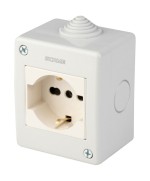 Ferramenta1.com | Polypool pp0172x cassetta est ip40 c/pr bip schuko - PZ 1