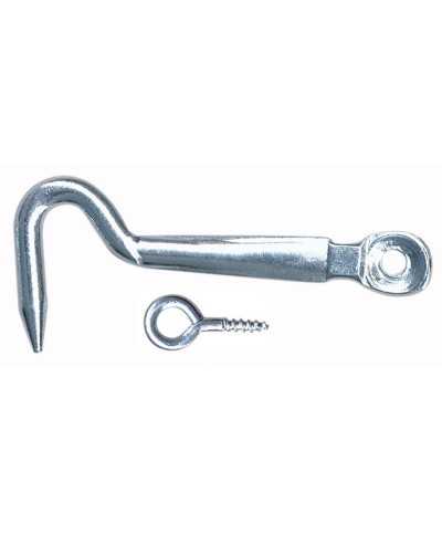 Ferramenta1.com | Sc gancio per stipo 2 dx sx c/viti e occhiolo 2 pz - SC 5