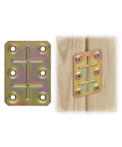 Ferramenta1.com | Piastra 162 diritta acciaio tropic 50x70 mm - PZ 100