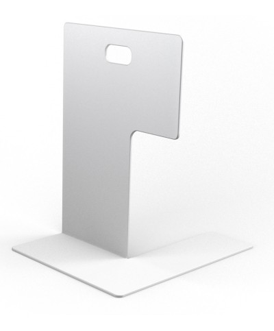 Ferramenta1.com | Fermalibro in metallo  bianco - PZ 20