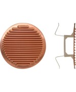 Ferramenta1.com | Griglia aerazione rame antins c/molle 140/200 - PZ 1