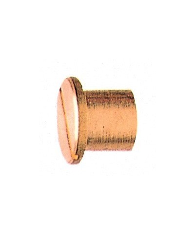 Ferramenta1.com | Testina cieca 6ma ottone lucido* - PZ 100