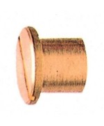 Ferramenta1.com | Testina cieca 6ma ottone lucido* - PZ 100