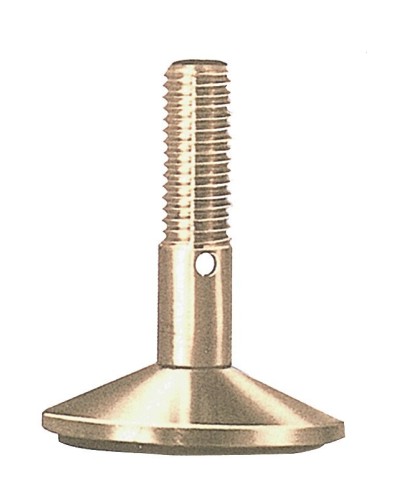 Ferramenta1.com | Piedino regolabile ottone ma12 x d 50 mm - PZ 10