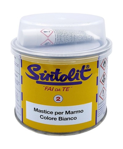 Ferramenta1.com | Sintolit marmo verticale bianco 375 ml - PZ 1