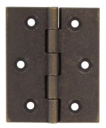 Ferramenta1.com | Cerniera fresata piana ottone bronz 50x40 mm** - PZ 24