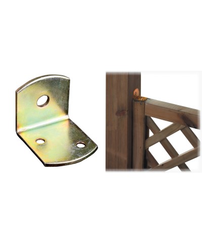 Ferramenta1.com | Piastra 731 angolare pannelli acc trop 30x30x37 mm - PZ 50