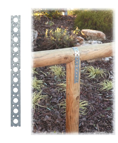 Ferramenta1.com | Banda forata ferro zincato 25x0,7 mm da 10 m - PZ 1