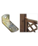 Ferramenta1.com | Piastra 732 angolare pannelli acc trop 30x30x70 mm - PZ 50