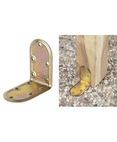 Ferramenta1.com | Piastra 971 angolare acciaio tropic  40x 40 mm - PZ 50