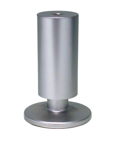 Ferramenta1.com | Piedino regolabile abs  90 mm p1807 alluminio - PZ 12