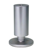 Ferramenta1.com | Piedino regolabile abs  90 mm p1807 alluminio - PZ 12