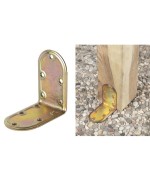 Ferramenta1.com | Piastra 971 angolare acciaio tropic  80x 80 mm - PZ 25