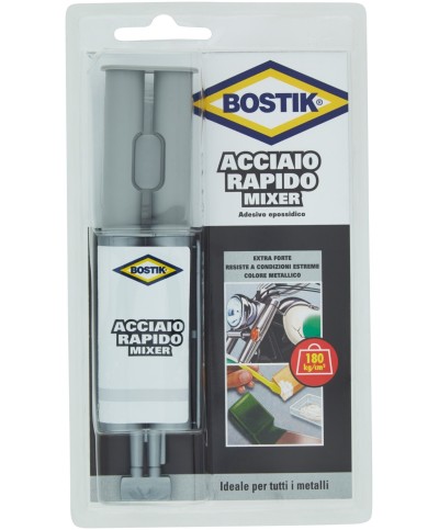 Ferramenta1.com | Bostik acciaio rapido mixer 24 ml blister - PZ 12