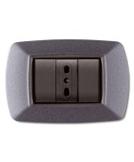 Ferramenta1.com | Placca life living plast grigio chiaro vulcan 3p - PZ 10