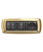 Ferramenta1.com | Placca life living plast oro 7p - PZ 1