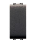 Ferramenta1.com | Life 4000 interruttore unipolare grigio antracite - PZ 12