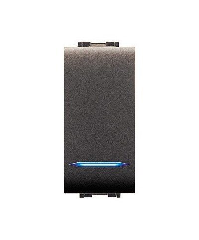 Ferramenta1.com | Life 4018 pulsante unipolare illumin.le grigio an - PZ 12
