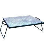 Ferramenta1.com | Pietra ollare con telaio e gambe pieghev 40x30 cm - PZ 1