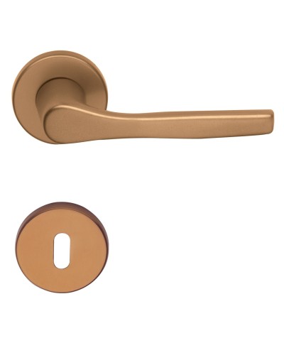 Ferramenta1.com | Maniglia alluminio anodizz bronzo c/bocchett - PZ 5