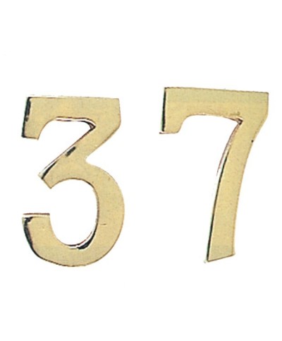 Ferramenta1.com | Numero civico 4 in ottone 100 mm - PZ 10