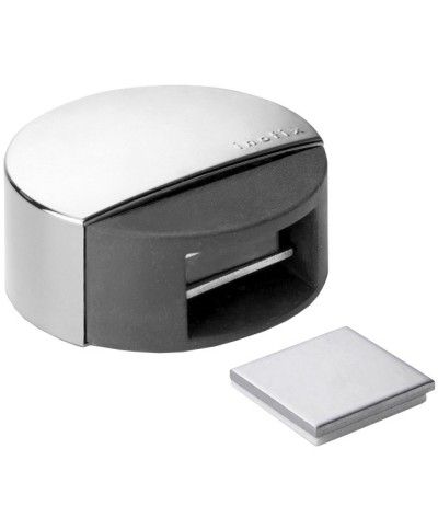 Ferramenta1.com | Fermaporta magnetico adesivo inofix cromo opaco - PZ 10