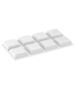 Ferramenta1.com | Paracolpo adesivo inofix 16x16 mm 8 pz bianco - CF 20