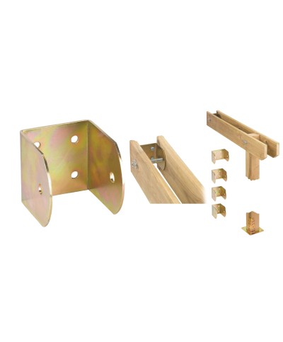 Ferramenta1.com | Piastra 758 staffa interno travi acc trop  90 mm - PZ 10