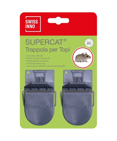 Ferramenta1.com | Trappola p/topi con esca supercat 2 pz - BL 8
