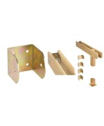 Ferramenta1.com | Piastra 758 staffa interno travi acc trop 120 mm - PZ 10