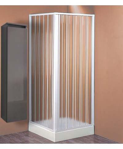 Ferramenta1.com | Box doccia a soffietto  80/60x 80/60 cm in kit - PZ 1