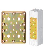 Ferramenta1.com | Piastra 776 diritta acciaio tropic 100x 80 mm - PZ 25